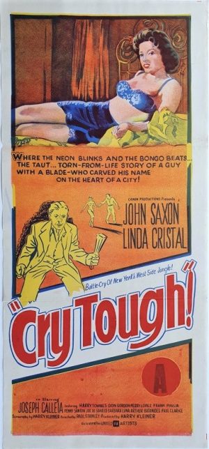 cry tough! australian daybill poster (1)