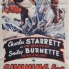 gunning for vengance daybill poster with charles starrett 1946