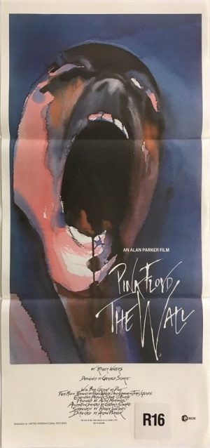 pink floyd the wall australian daybill poster