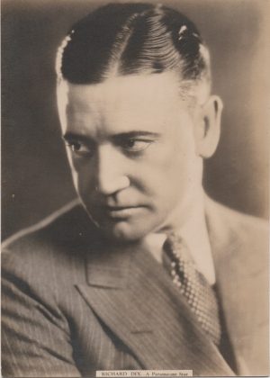 richard dix 1930s paramount varsity cigarettes portrait