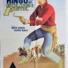 ringo and his golden pistol australian one sheet poster with a cowboy western theme 1966 directed by Sergio Corbucci