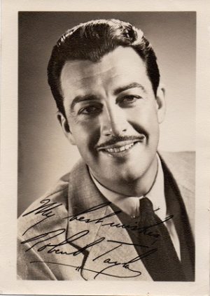 robert taylor small 1940s fan club publicity portrait