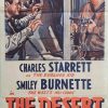 the desert horseman daybill poster with charles starrett 1946