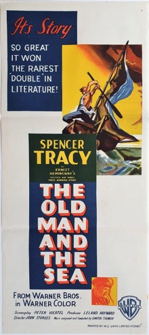 the old man and the sea australian daybill poster spencer tracy