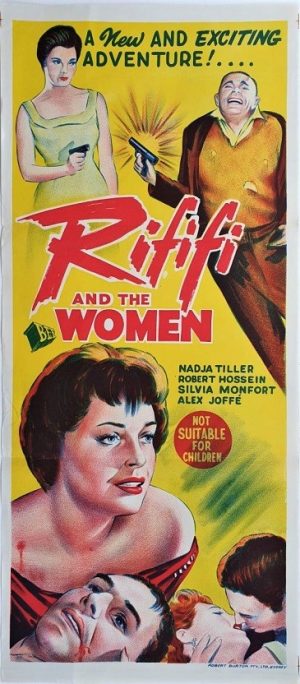 Rififi and the woman australian daybill poster 1959 also known as Du rififi chez les femmes and riff raff girls