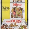 your mine and ours australian daybill poster with lucille ball 1968