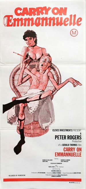 Carry On Emmannuelle Australian Daybill Poster With Kenneth Williams 2