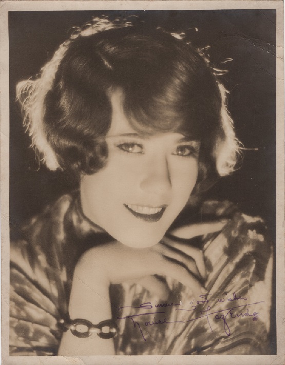 Louise Fazenda 1920's hand signed portrait star of the 1926 thriller The Bat (2)