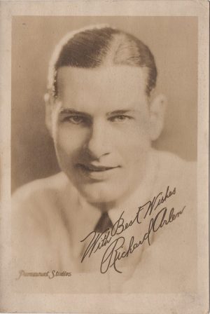 Richard Arlen 1920's Studio Portrait for Wings 1927