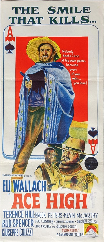 ace high australian daybill poster Eli Wallach 1