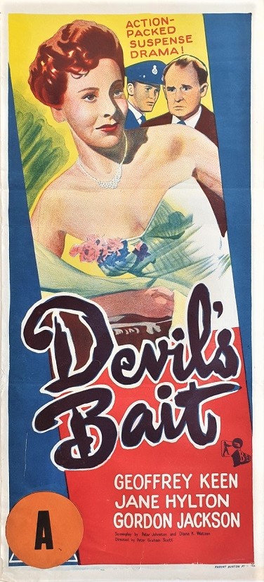 devil's bait austrlian daybill poster 1959