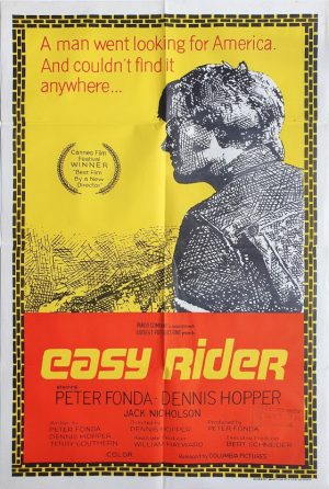 Easy Rider Australian One Sheet Movie Poster 4