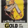 gold of the seven saints australian daybill poster with roger moore 1961