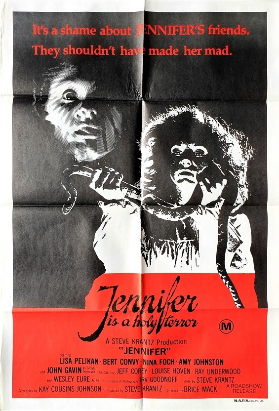jennifer australian one sheet poster 1978 horror movie