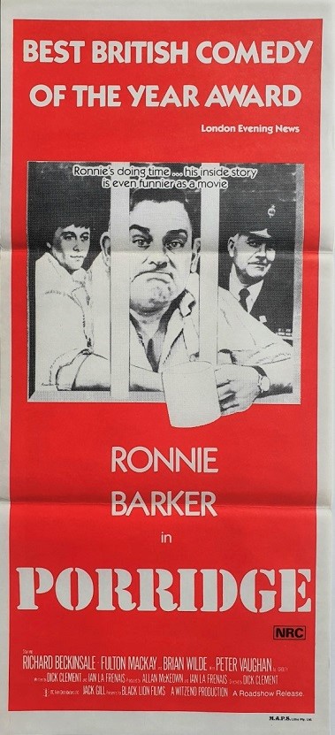 porridge australian daybill poster with Ronnie Barker (2)