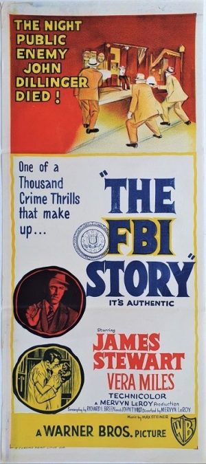 the FBI story australian daybill poster with james stewart 1959