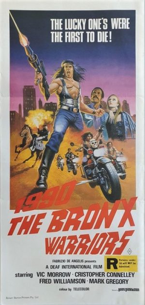 1990 the bronx warriors australian daybill poster 2