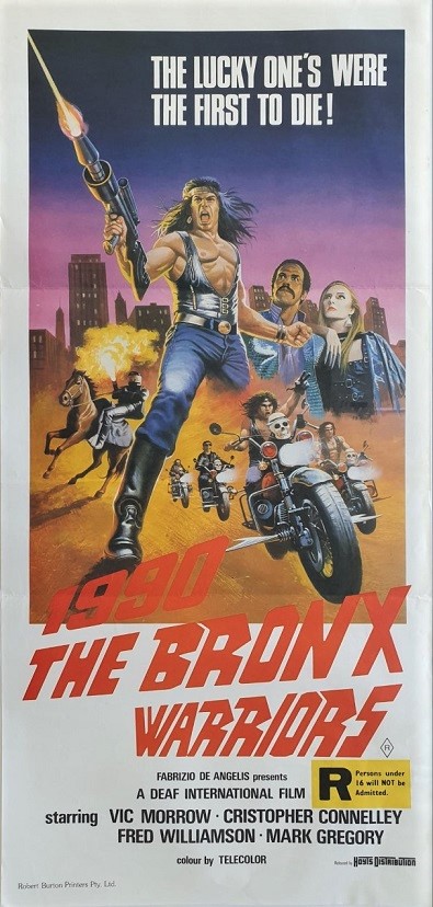 1990 the bronx warriors australian daybill poster 2