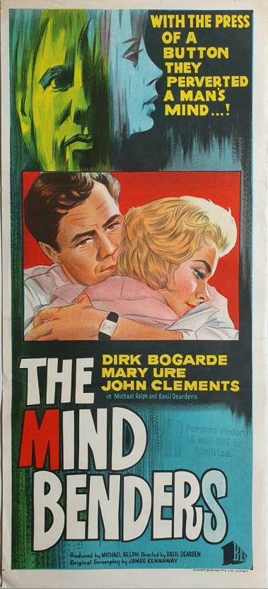 the mind benders australian daybill poster 1963 with Dirk Bogarde