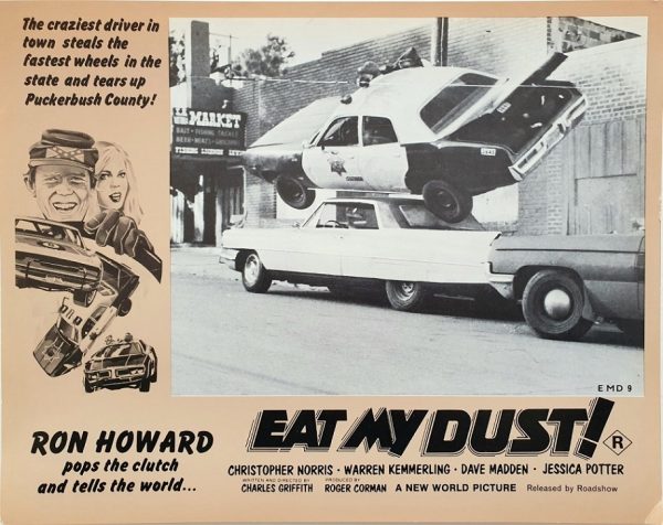 Eat my dust australian lobby card with Ron Howard 1976