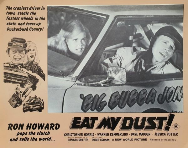Eat my dust australian lobby card with Ron Howard 1976