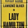 Lady Hamilton also known as That Hamilton Woman daybill poster with Vivien Leigh and Laurence Olivier 1940's