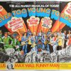 Never too young to rock 1976 glam rock uk quad poster with Max Wall funny man (1)