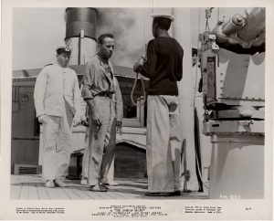 The African Queen 1952 US Still with Humphrey Bogart and Katharine Hepburn (1)
