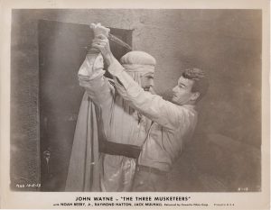 The Three Musketeers 1933 US Still with John Wayne and Al Ferguson