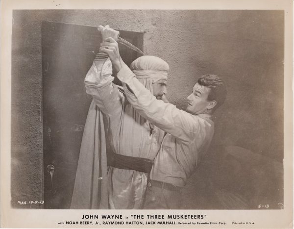The Three Musketeers 1933 US Still with John Wayne and Al Ferguson