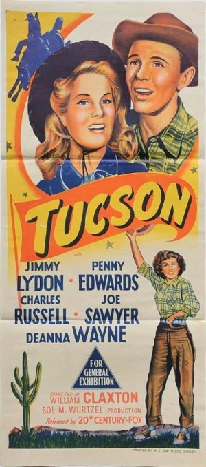 Tucson daybill poster 1949 Western
