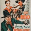 Hopalong Cassidy New Zealand daybill poster with William Boyd and Andy Clyde