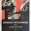 hunted australian daybill poster with edward woodward and june ritchie 1970s