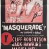 masquerade australian daybill poster 1965 with Cliff Robertson and Jack Hawkins