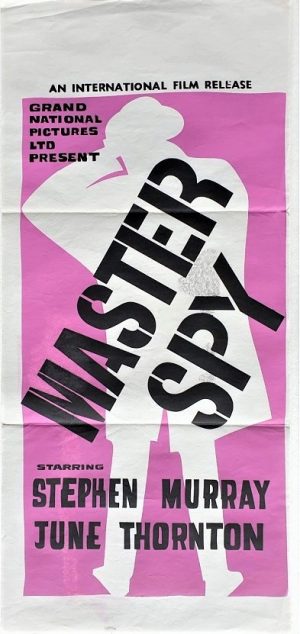 master spy new zealand daybill poster 1963