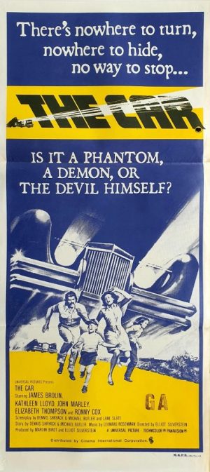 the car daybill poster christine style horror movie 1977