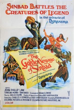 the golden voyage of sinbad australian one sheet poster Ray Harryhausen 1973