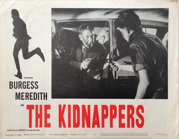 the kidnappers US lobby cards with Burgess Meredith 1964