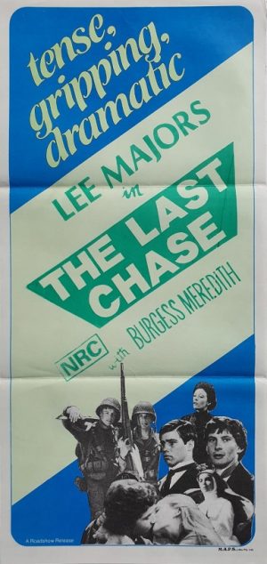 the last chase australian stock daybill poster with Lee Majors 1981