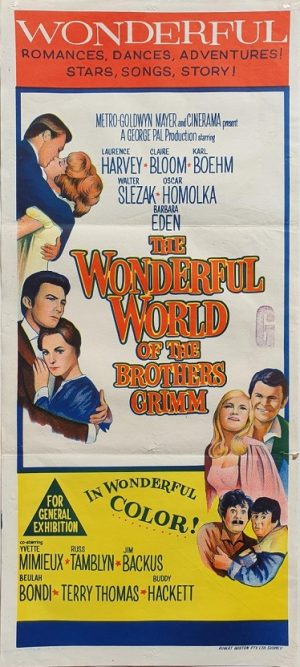 the wonderful world of the brothers grimm australian daybill poster (4)