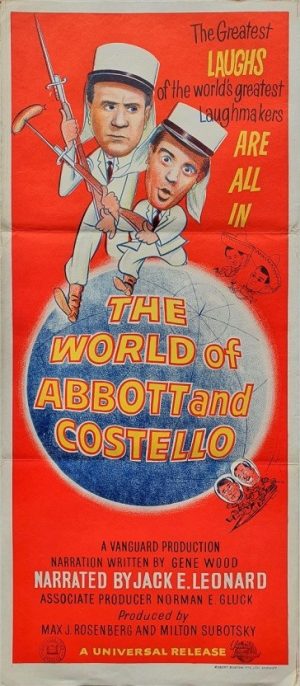 the world of abbott and costello australian daybill poster 1965
