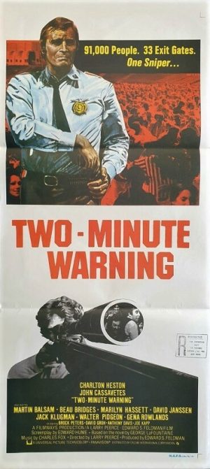 two minute warning daybill poster 1976