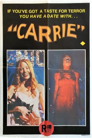 Carrie Australian mini poster by Stephen King 1976