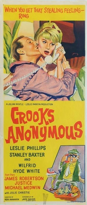 Crooks anonymous australian daybill poster with Leslie Phillips (2)