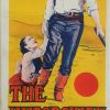 The Unforgiven australian daybill poster with Burt Lancaster 1960