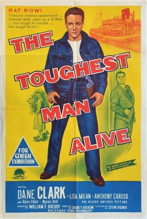 The toughest man alive australian one sheet movie poster 1955