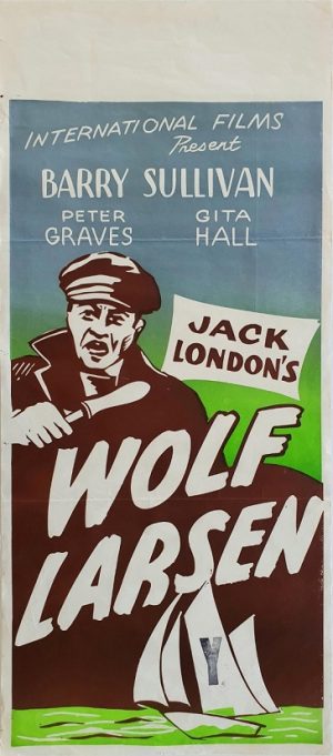 Wolf Larson New Zealand daybill poster 1958