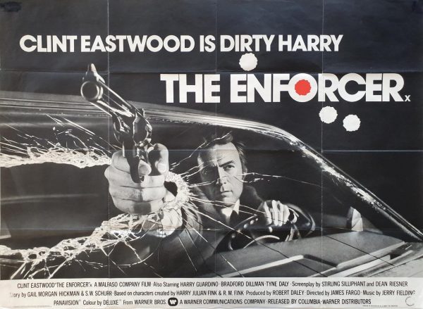 the enforcer 1976 UK quad poster with Clint Eastwood