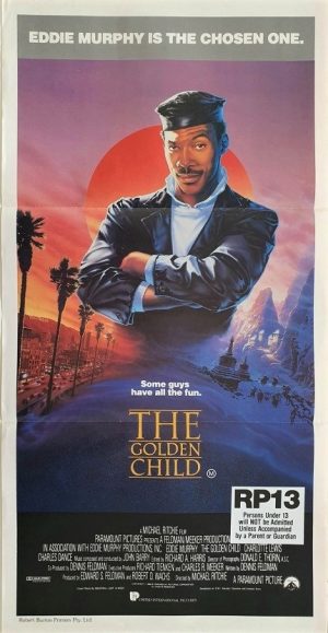 the golden child australian daybill poster with Eddie Murphy 1986