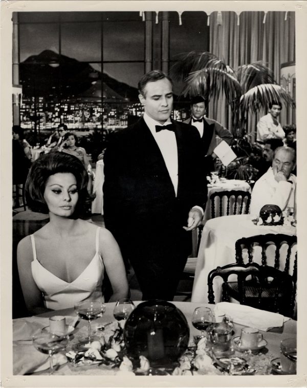 A Countess From Hong Kong US Still With Sophia Loren and Marlon Brando (3)